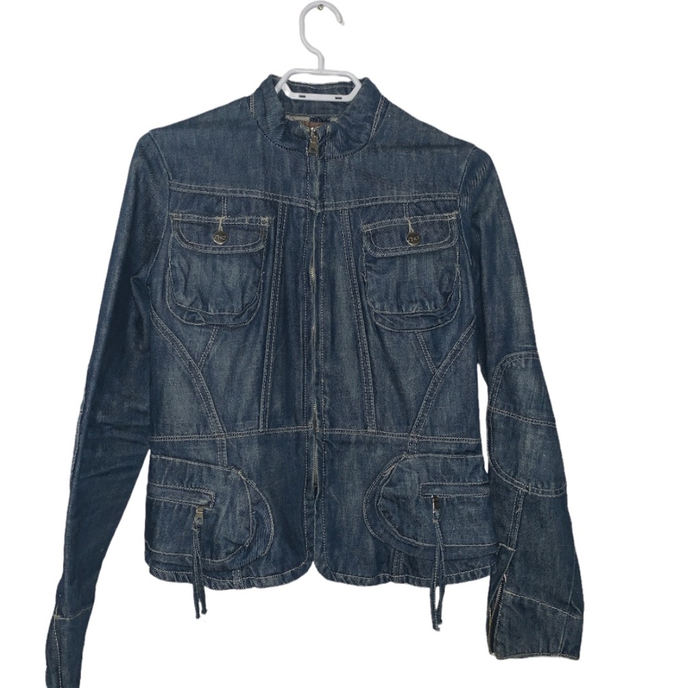 Nakedblue Womens Denim Jacket like new Size S 99% Cotton zipper